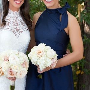 Alfred Sung D542 Bridesmaid dress in midnight